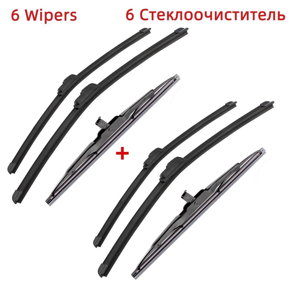 3PCS Wiper Blades For HONDA CRV CR-V 2001-2006 21" 20" 11" Fit Front Windshield Windscreen Window Brushes Cutter Accessories 2001 2003 2004 2005 2006