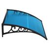 Rain Snow Door Awnings Exterior Exterior Awning for Entrance 31.5x47 Inches Doors Window Canopy with Plastic Steel Bracket UV Rain Protection