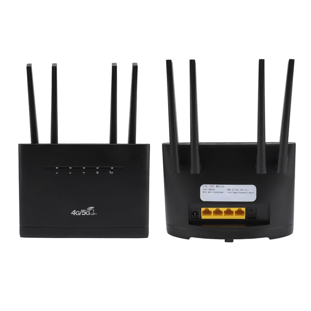 4G LTE Wireless Router 300Mbps 4 High Gain   Mobile WiFi Hotspot Router with SIM Card Slot for Asia