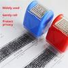 Privacy Protective Roller Stamper with Dustproof Lid Identity Theft Prevention Stamper Roller for Document Mail Address