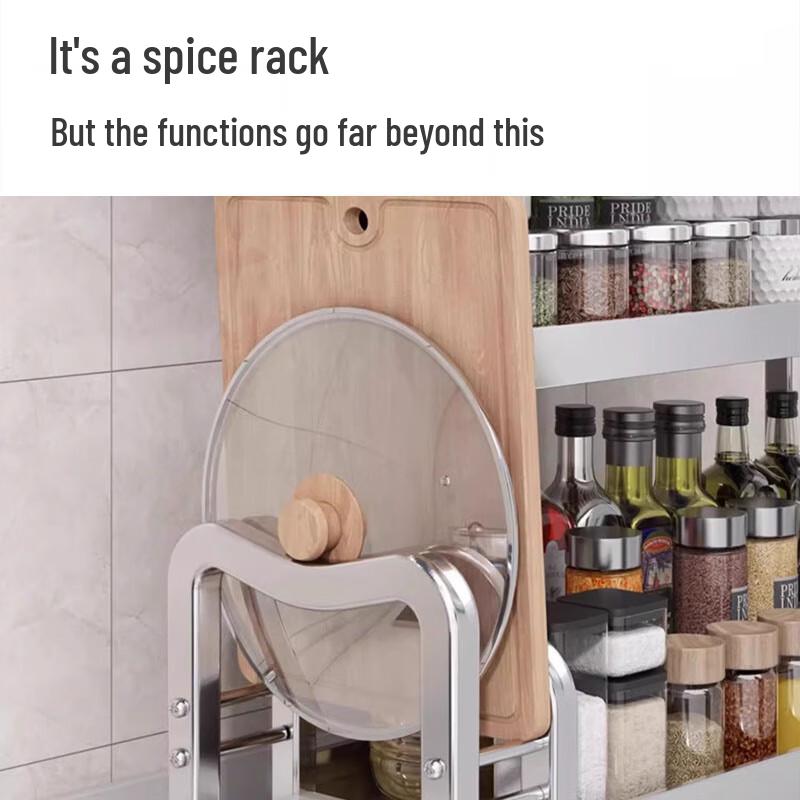 Stainless Steel Multi-functional Seasoning Rack