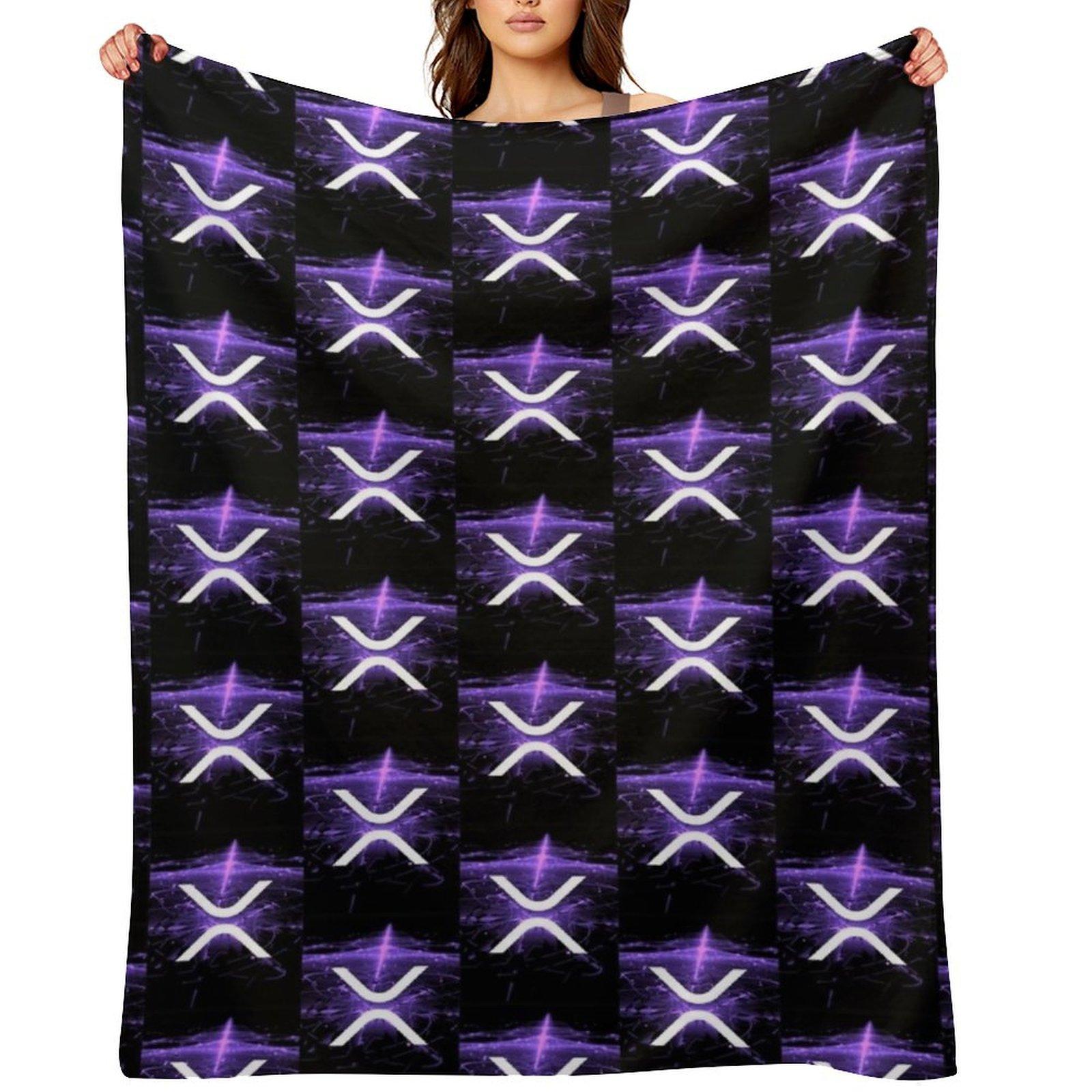 

XRP cryptocurrency - XRP V-Neck Classic Throw Blanket Summer Beddings christmas gifts Summer Blankets For Bed Blankets 30x40in