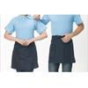 Half-length Short Waist Apron with Pockets Catering Chefs Bar Waiters Uniform