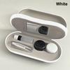 2 in 1 Doppelschichtige Brillenbox Kontaktlinsenbehälter Für Männer Frauen Kreative Duale Nutzung Brillenetui Brillen Lederbox Unisex Geschenk