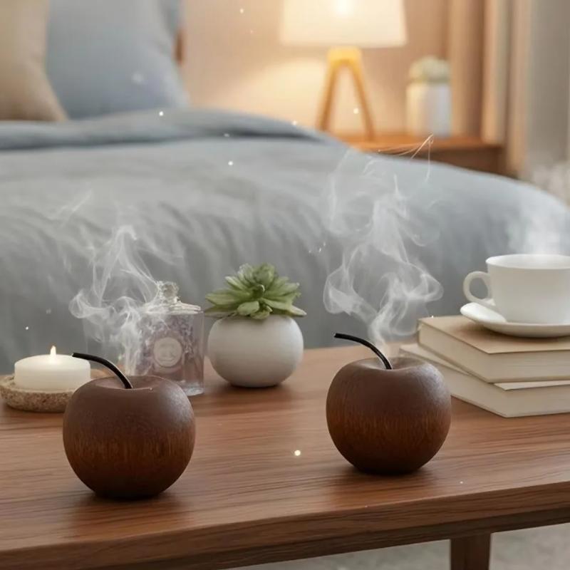 Ätherischer Öl-Diffusor Natürliches Holz Einzigartig Umweltfreundlich Feuerlos Aroma Aromatherapie Duft Diffundiert Haus Büro Dekoration