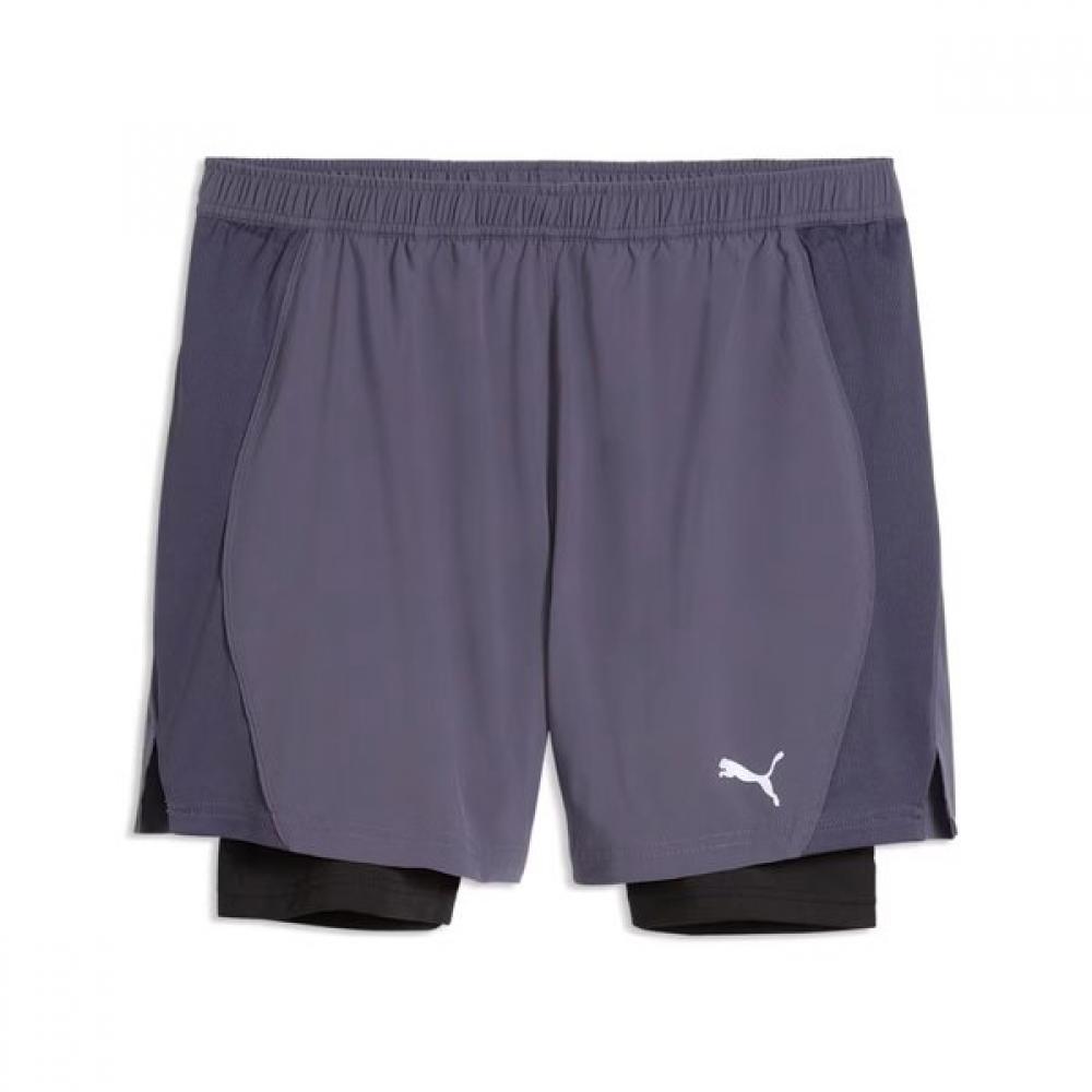 Puma Men Running Shorts Run Velocity 2in1 Short 527257 98 98 Inky Depths/M(95)