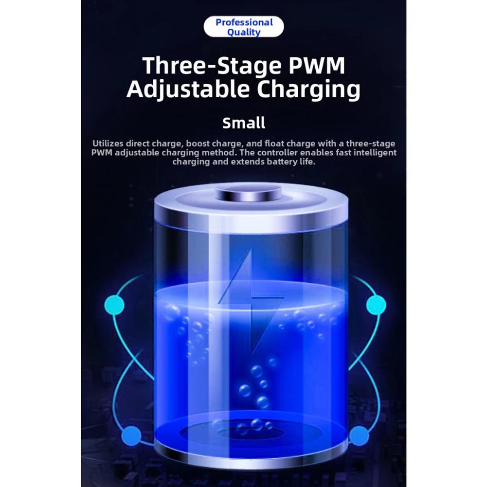Smart Charging Management System Multiple Battery Compatibility 5V 2A MAX 12V 24V Controller 4 USB Outputs 5V 2A