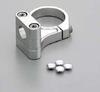 HURRICANE Under Handlebar Bracket for 43mm Forks HB0663A (Silver)