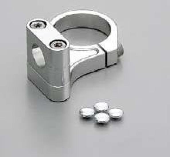 HURRICANE Under Handlebar Bracket for 43mm Forks HB0663A (Silver)