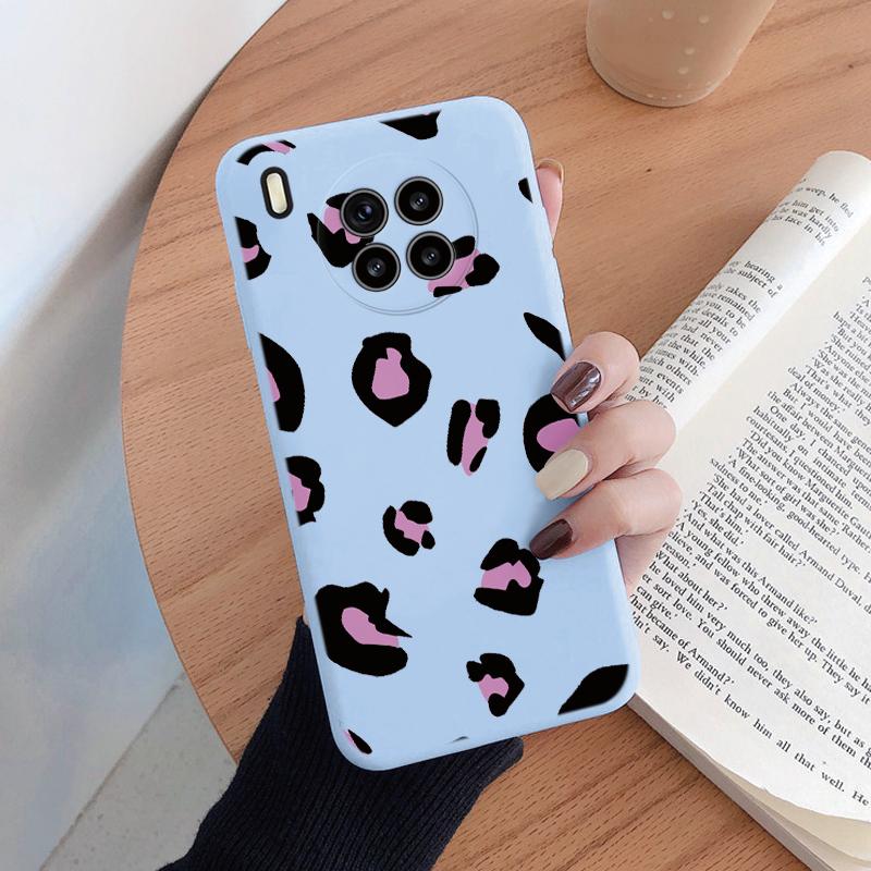 For Honor 50 Lite Huawei Nova 8i Phone Case Fashion Leopard Print Cover Soft Silicone Shockproof Fundas For Honor 50Lite Coque