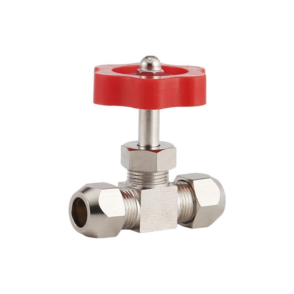 6mm 8mm 10mm 12mm Hole Dia Control Water Ball Globe Valve Needle Type High Pressure Durable Tube
