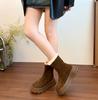 Fashion Winter Plush Women Short Boots Fashion Platform Thick Heel Ankle Booties Autumn Winter Keep Warm Shoes 2025 New