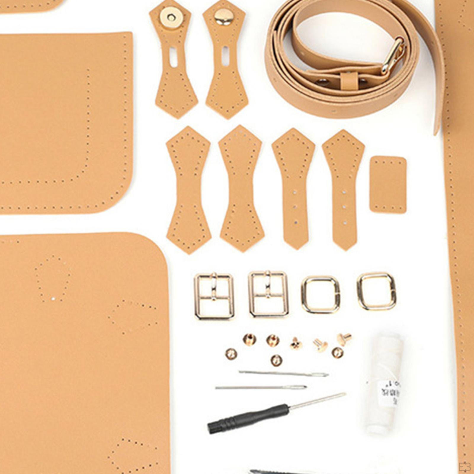 Выкройка кожи Изготовление вязаных аксессуаров коричневый — фото 4