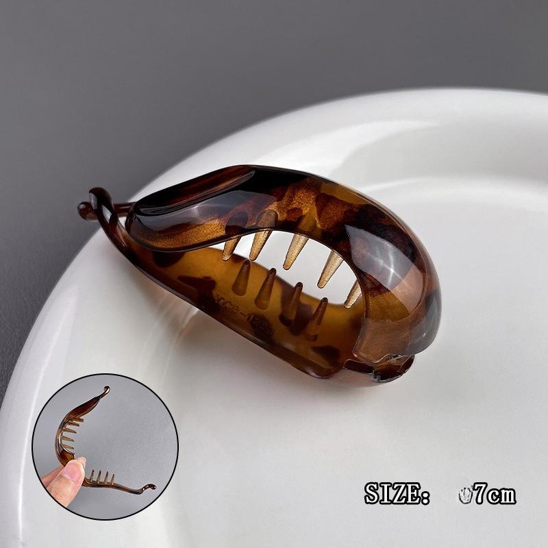 Einfarbige, matte Bananenspange, Haarklammer, gefrostete Pferdeschwanzschnalle, Pferdeschwanzhalter, Haarnadeln, Haarspangen für Frauen und Mädchen, Haarschmuck