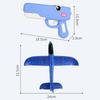 Summer Outdoor Games Kids Glider Flight Throw Foam Plane Kite Shooting Gun Plane Launcher Toy Parent-Child Interaction Toy