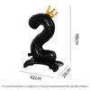 "Crown Digital 32-Inch Standing Balloon for Birthday & Wedding Decoration"