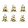 Pack of 6 Hollow Birdcage Iron Candy Box Jewelry Small Item Holder Exquisite Craftsmanship for Storing Small Accessories