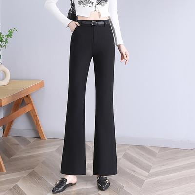 Women's Spring and Autumn Micro-drape High-waisted Slim Thin Casual Suit Pants