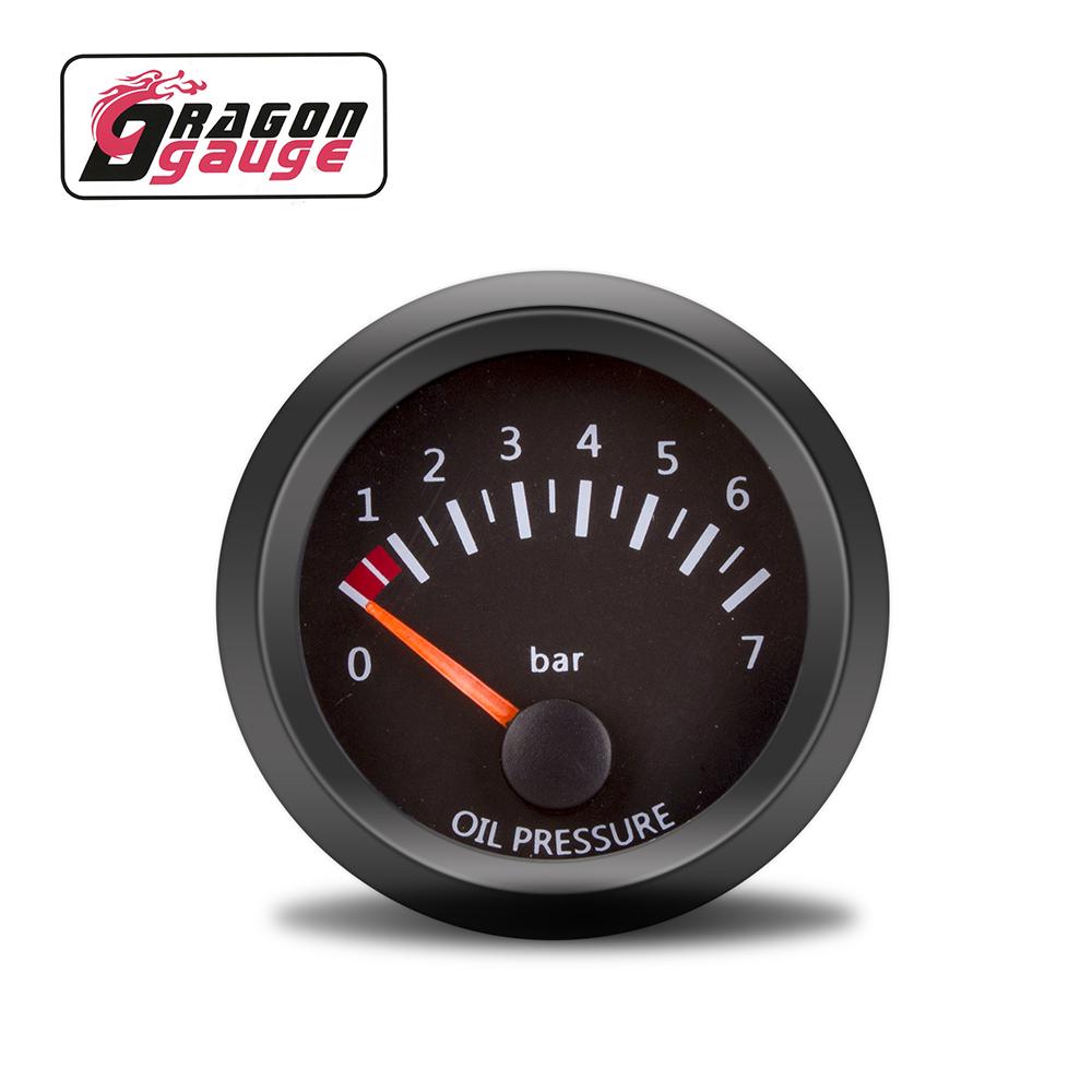 2 Inches 52mm 12V Car Gauge Water Temp Oil Temp Oil Press PSI/Bar Voltmeter Boost Gauge EGT Gauge With Sensor Fit for 12V Car