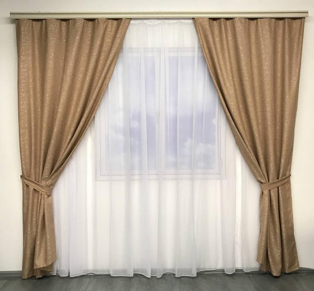 Luxuriöse Verdunkelungsvorhänge für Wohnzimmer, Schlafzimmer, modische Vorhänge, Kinderzimmer, Küche, Massiv 150 x 270 cm (2 Stück) ALBO