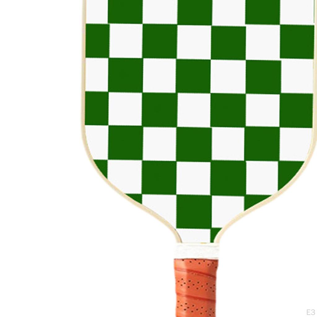 Pickleball Paddle Sturdy Racquet for Playing Practice Competition Twisted Plaid