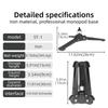 Univerzální základna pro monopod se šroubem 3/8 palce Protiskluzová podložka Vysoká nosnost 3 kg Kompatibilita pro fotografické příslušenství