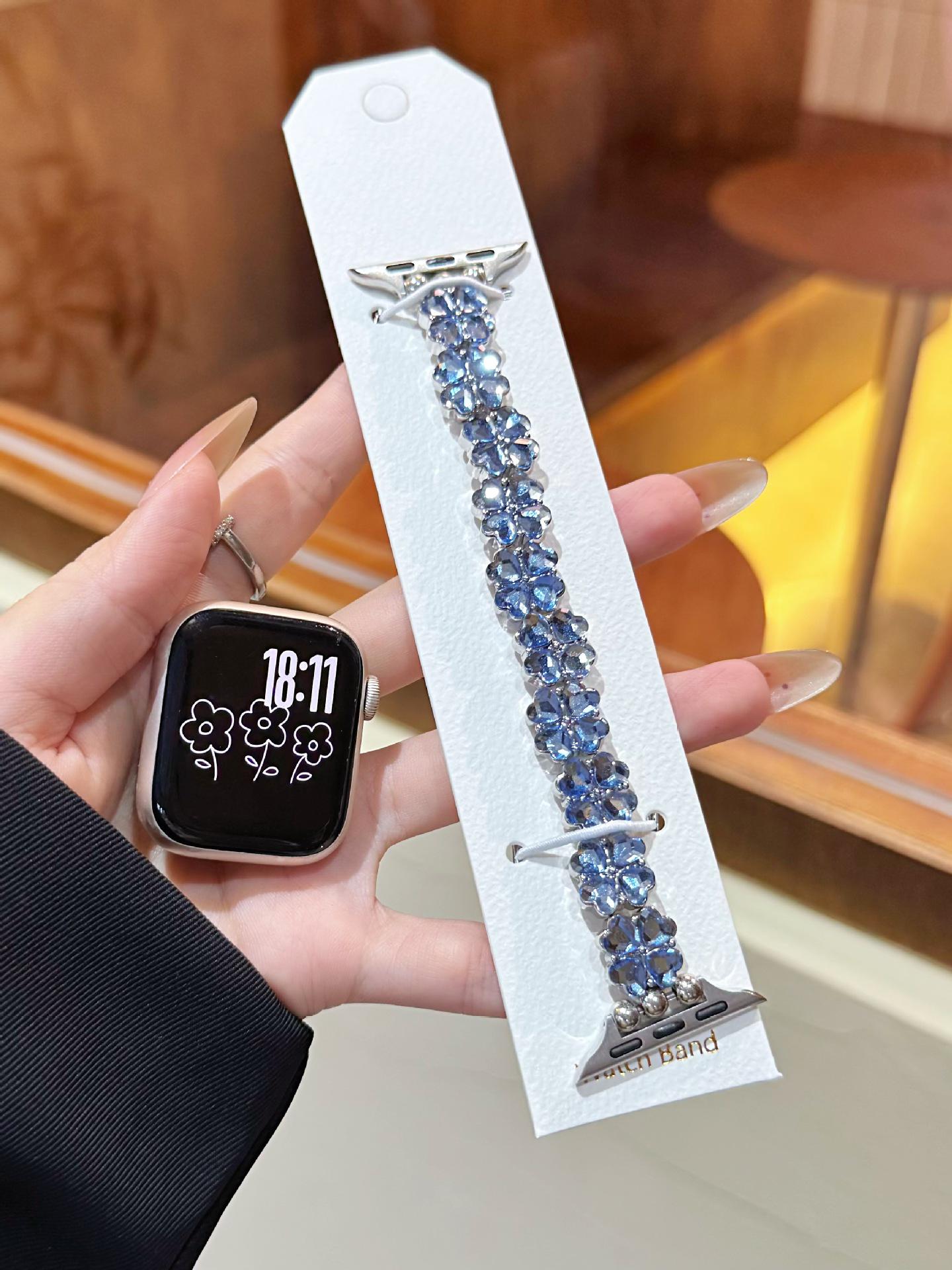 

Ремешок для часов Heart & Clover для Apple Watch Series SE/11/10/9/8/7/6 и Huawei GT5, Xiaomi 89Pro Huawei GT4 41mm