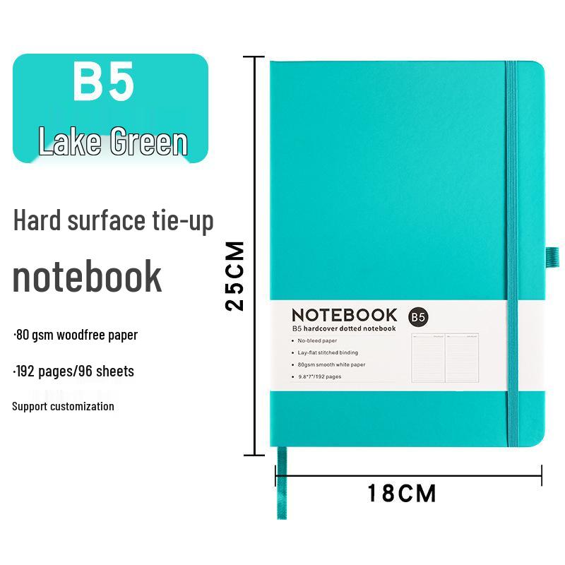 A6 Loose-Leaf Elastic Band Notebook - Customizable Student & Business Diary