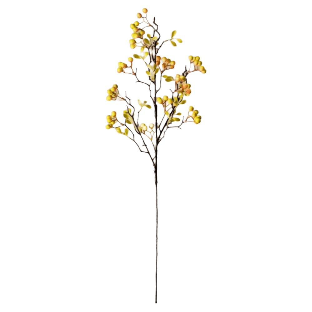 Long Branches Red Berry Bouquet Simulation Decorative Faux Foam Berry Realistic Plastic Fake Flower Bouquets Photography Props