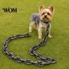 Pomeranian Leash Giant Chain Dog Leash, Lightweight Plastic Pet Looks Like Comfortable Iron Chain, Stylish Big for Small Dogs Photo Props Heavy-duty