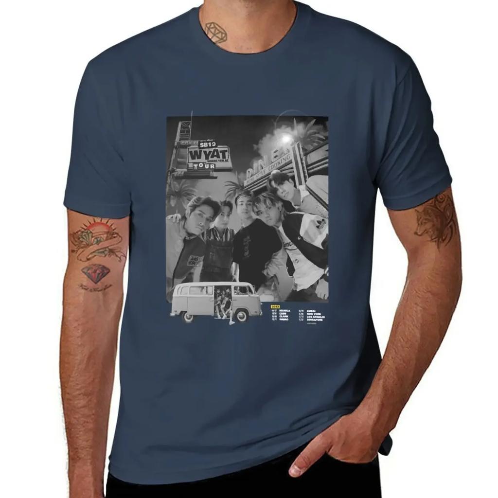 SB19 WYAT World Tour T-Shirt anime clothes cute tops heavyweight t shirts for men