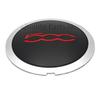 New Car Hubcap Wheels Centre Hub Cap For Fiat 500 Car Dust Cover Wheel Hub Cap Replacement 133mm 51884863 68078419AC 68078421AC