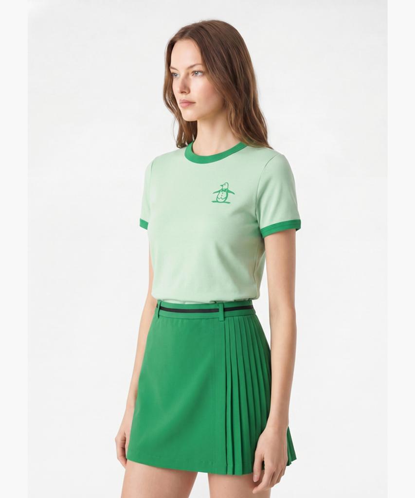Meonsingweeo Women'S Ringer T-Shirt Mint Mr222Lts42