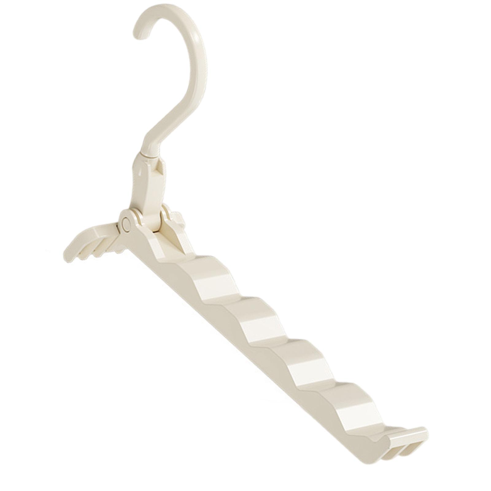 Складная сушилка для одежды с 5 дорожными вешалками экономящая место из нержавеющего пластика для дома и путешествий для ежедневного использования 3 624₽