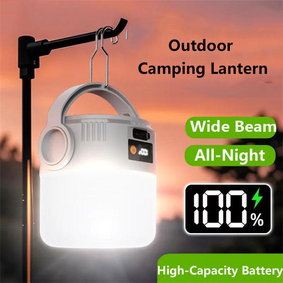 Solar-Powered Charging Lamp Outdoor Camping Light Tent Emergency Light Multi-Functional Durable Home Light