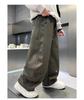 Boys' Fleece-Lined Warm Casual Pants - Thick, Versatile, Loose Fit for Autumn & Winter