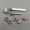 36pcs Foldable Snap Protective Cover Hardware Screw Cover M6 Screw Decorative Covers for Furniture