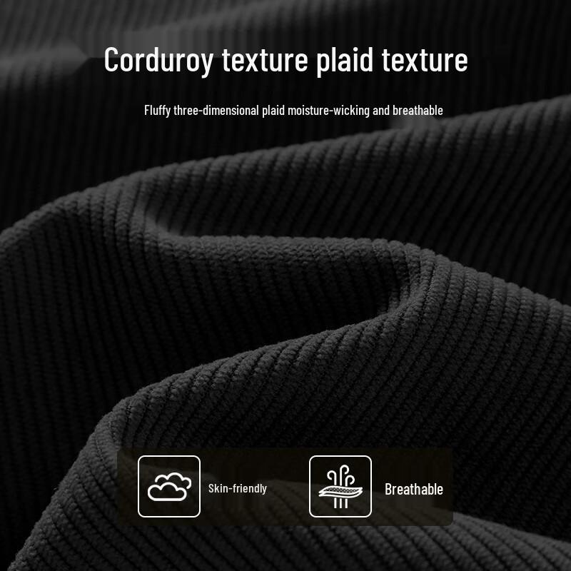 Baleno Men's Corduroy Wide-Leg Casual Pants