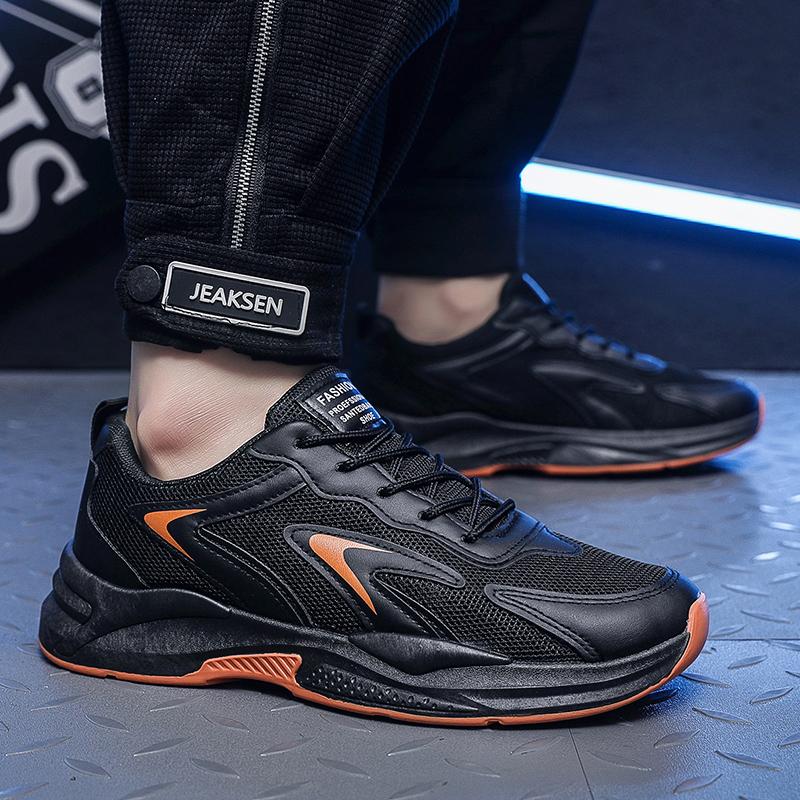 Fashion Breathable Running Sneakers Mesh Men Casual Shoes Comfortable Men Sports Shoes Lightweight Soft Anti-slip Walking Shoes