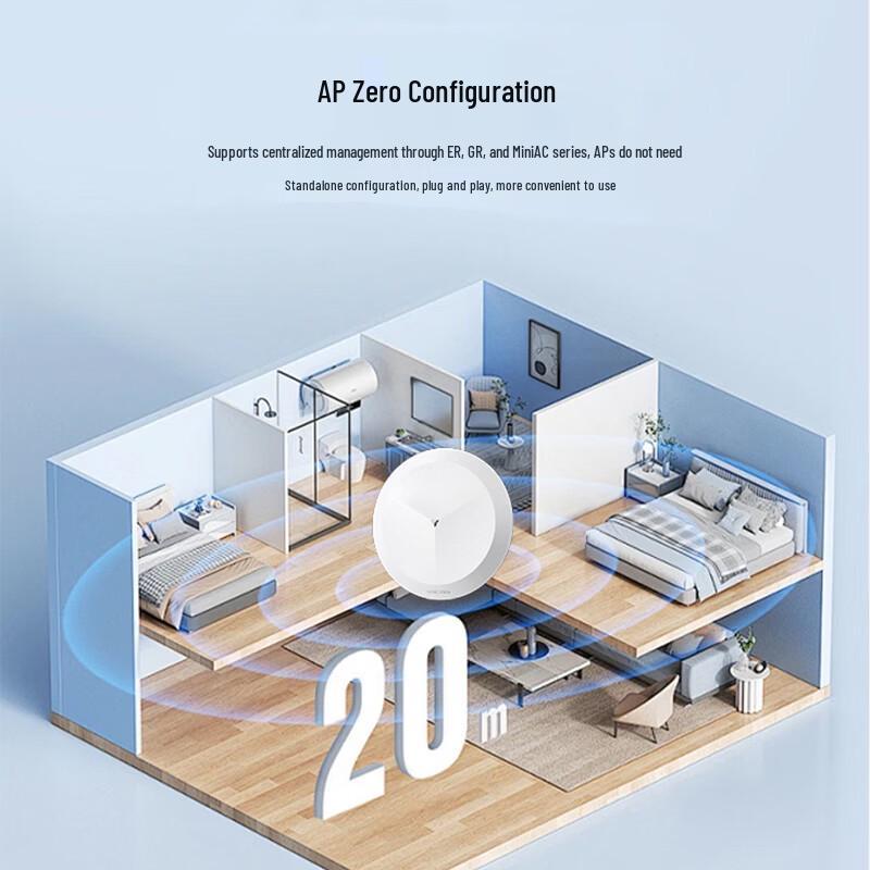 H3C Mini AX3000CQ WiFi 6 Ceiling-Mount AP (CN Version)