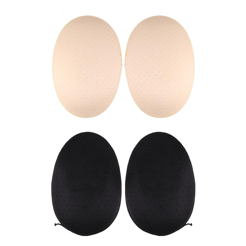 M-L Hip and Thigh Enhancing Sponge Pads Breathable Reusable Self-Adhesive Lift Contour for Shapewear and Costume Padding
