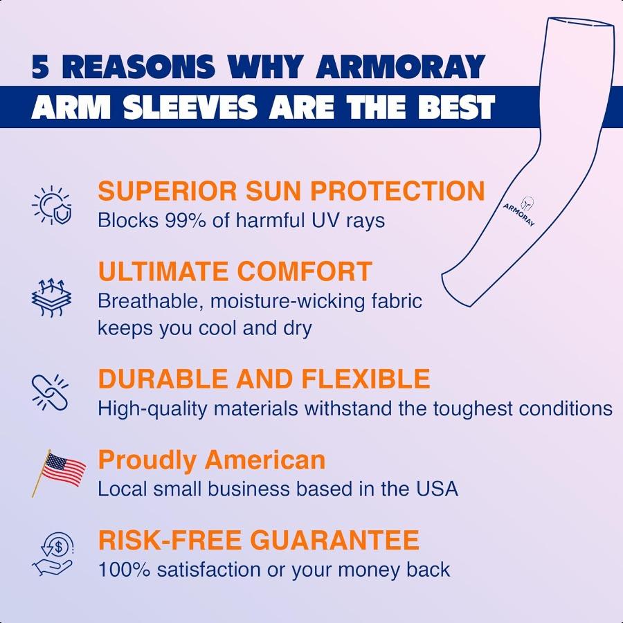 

Arm Sleeves for Men or Women Tattoo Cover Up Cooling Sports Sleeve for Basketball Golf Football United States