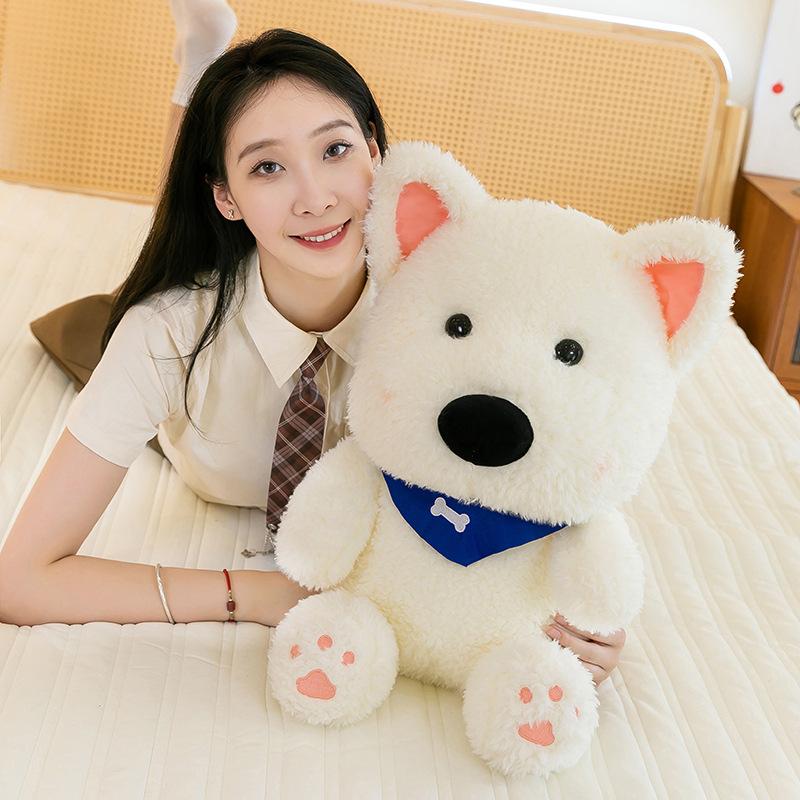 New West Highland Doll Cute Little Dog Plush Toy Dog Doll Birthday Gift