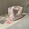 Floral Cosmetic Bag Women Travel Makeup Organizer Zipper Clutch Storage Bag Beauty Case