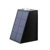 Outdoor Courtyard Solar Wall Lamp Up Down Luminous LED Stair Light Modern Garden Fence Landscape Decoration Light  Clearance