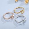 316L Stainless Steel Wave Rings For Women Men New Simple Design Sea Wave Shape Ring Size 5-10 Surf Wavy Jewelry