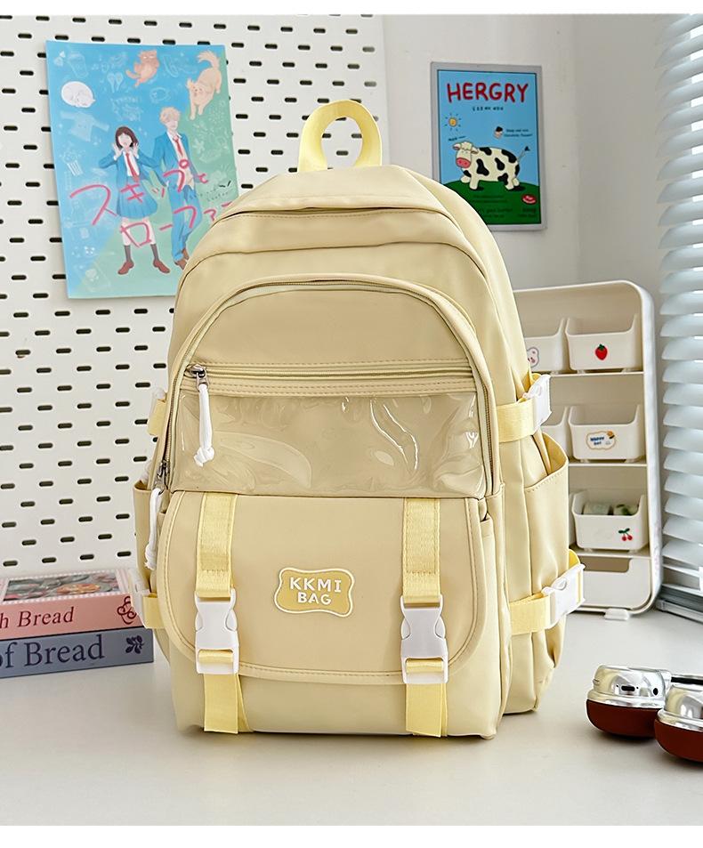 Korean Girl hearted Junior High School Students with Large Capacity and Multi-functional Ins Style Japanese High quality Backpack