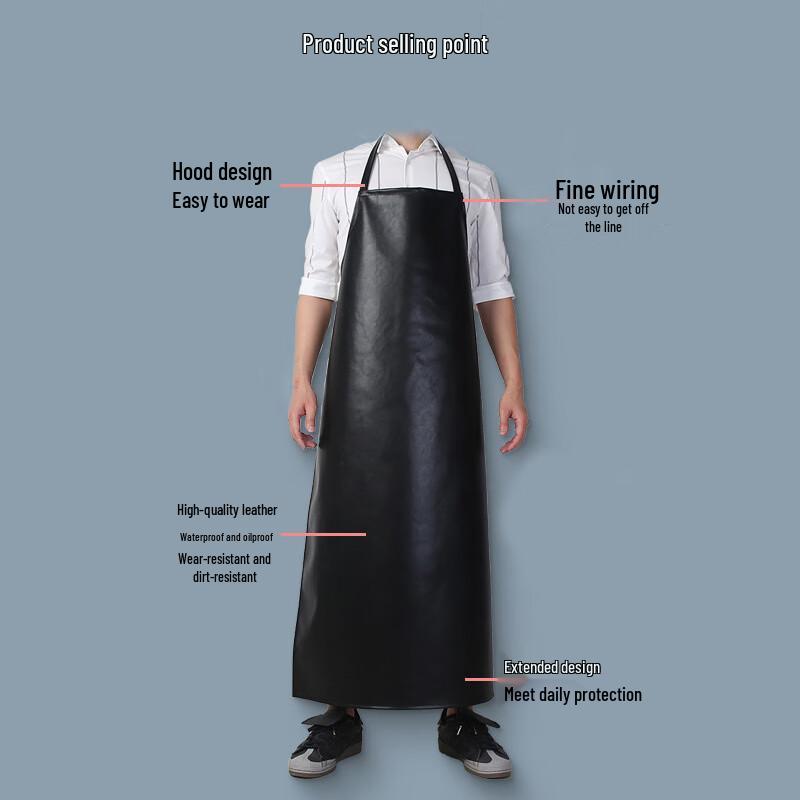 Yanpin Industrial Waterproof and Oil-Resistant Leather Apron