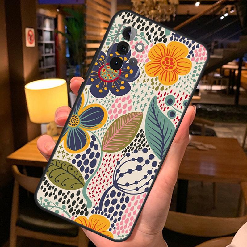Floral Charm Secret Garden Case For Samsung A12 A22 A32 A42 A52 A72 A14 A24 A34 A54 A50 A51 A71 A13 A33 A53 Cover Shell
