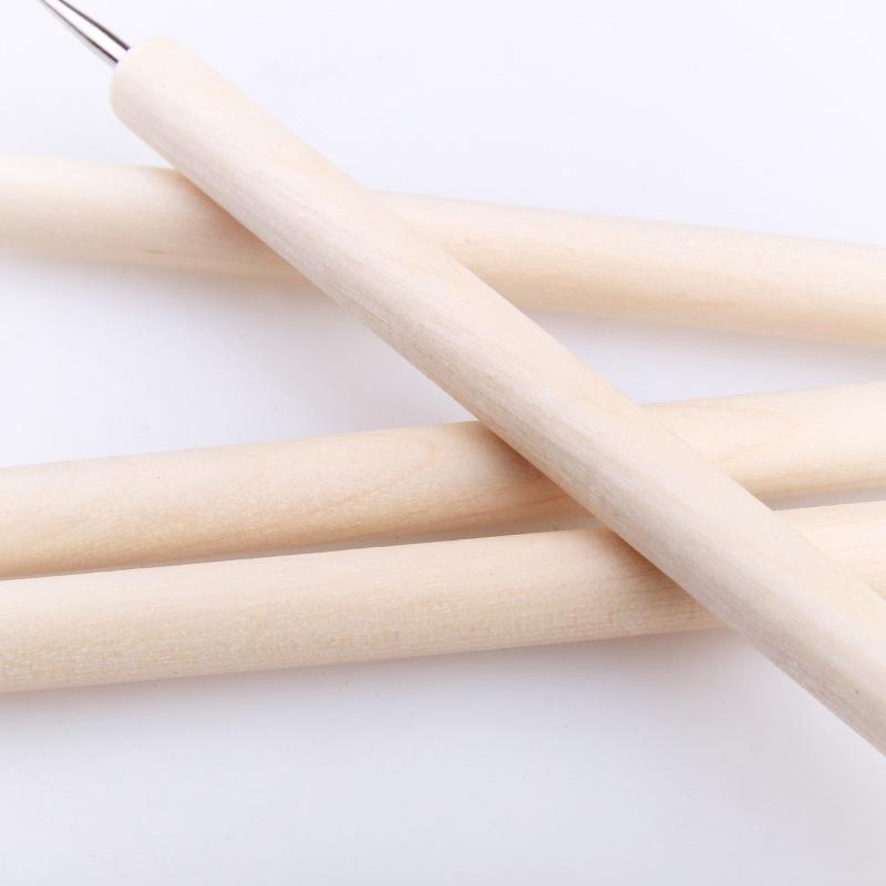 4-Piece Polymer Clay & Nail Art Dotting Pen Set: Indentation & Scoring Tools for Pottery & Quilling